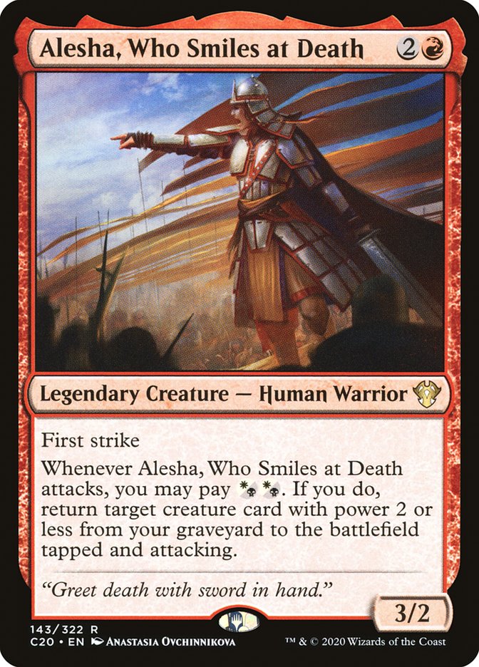 Alesha, Who Smiles at Death [Commander 2020] | Gear Gaming Fayetteville