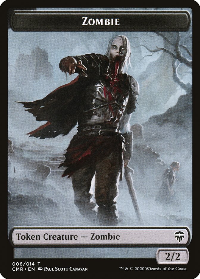 Zombie Token [Commander Legends Tokens] | Gear Gaming Fayetteville