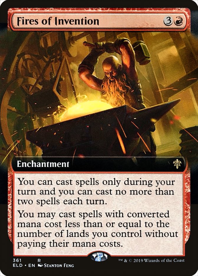 Fires of Invention (Extended Art) [Throne of Eldraine] | Gear Gaming Fayetteville