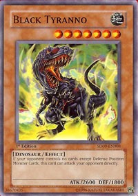 Black Tyranno [Structure Deck: Dinosaur's Rage] [SD09-EN008] | Gear Gaming Fayetteville