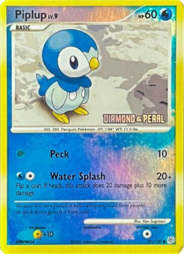 Piplup (93/130) (Diamond and Pearl) [Burger King Promos: 2008 Collection] | Gear Gaming Fayetteville