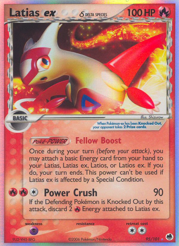 Latias ex (95/101) (Delta Species) [EX: Dragon Frontiers] | Gear Gaming Fayetteville