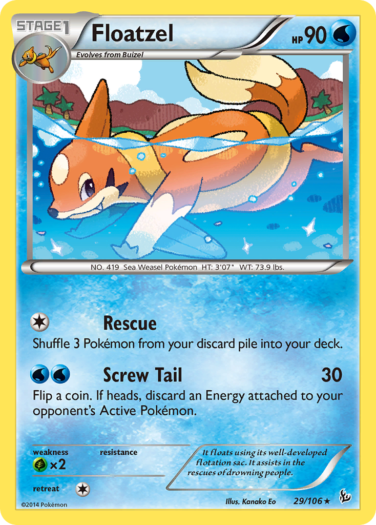 Floatzel (29/106) [XY: Flashfire] | Gear Gaming Fayetteville