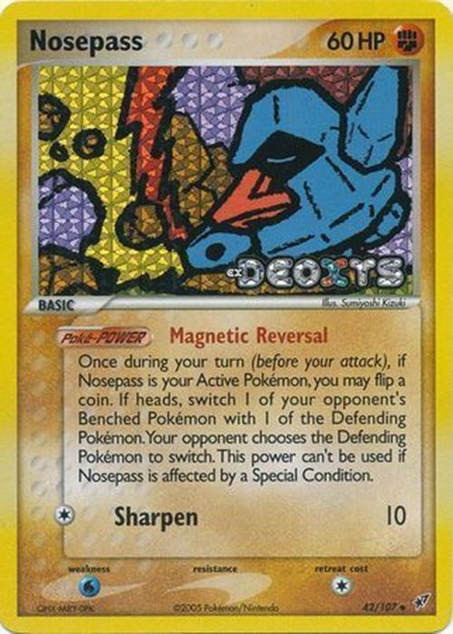 Nosepass (42/107) (Stamped) [EX: Deoxys] | Gear Gaming Fayetteville