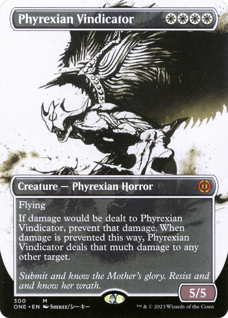 Phyrexian Vindicator (Borderless Ichor) [Phyrexia: All Will Be One] | Gear Gaming Fayetteville