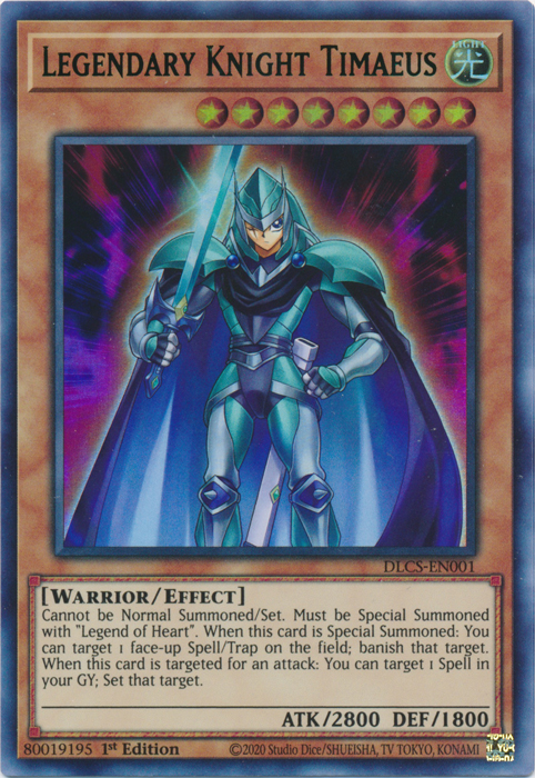 Legendary Knight Timaeus (Green) [DLCS-EN001] Ultra Rare | Gear Gaming Fayetteville