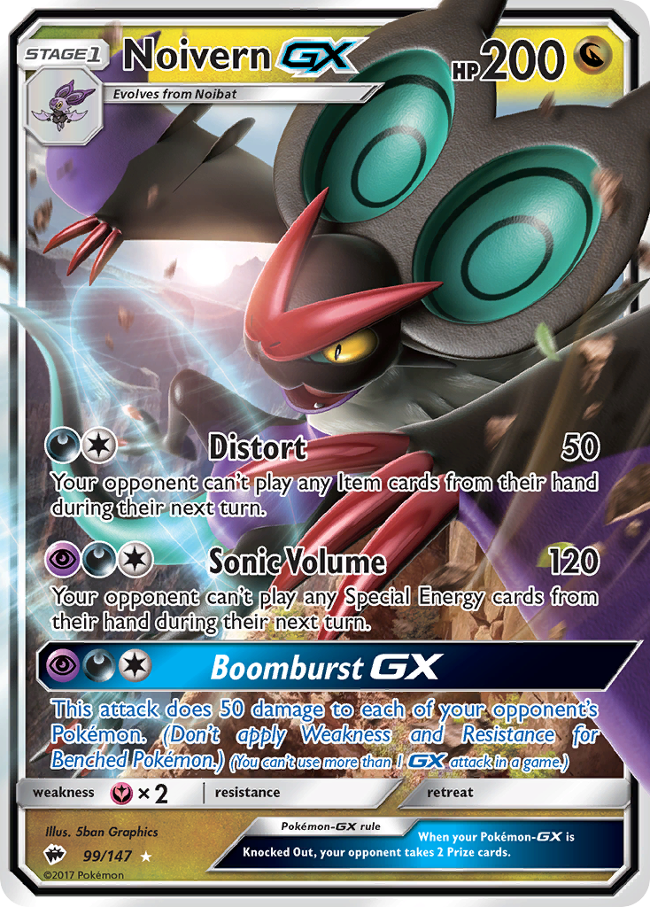 Noivern GX (99/147) [Sun & Moon: Burning Shadows] | Gear Gaming Fayetteville