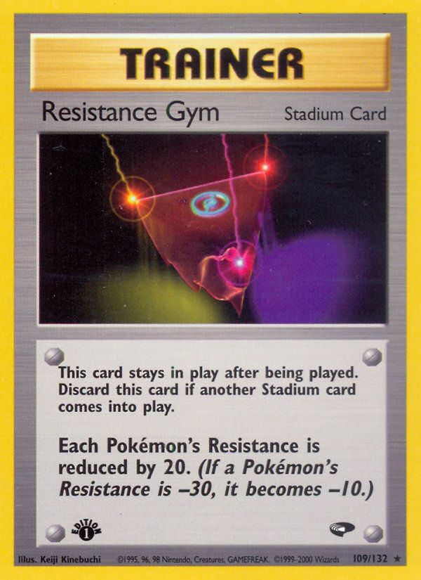 Resistance Gym (109/132) [Gym Challenge 1st Edition] | Gear Gaming Fayetteville