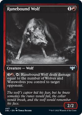 Runebound Wolf [Innistrad: Double Feature] | Gear Gaming Fayetteville