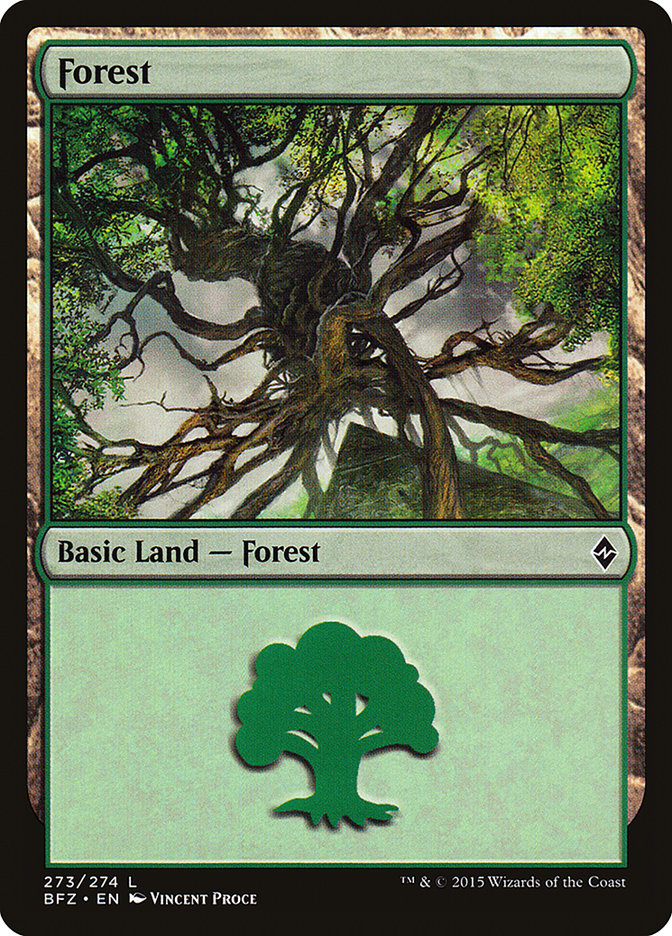 Forest (273) [Battle for Zendikar] | Gear Gaming Fayetteville