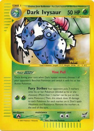 Dark Ivysaur (6) (Winner) (Jumbo Card) [Best of Promos] | Gear Gaming Fayetteville