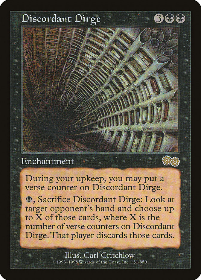 Discordant Dirge [Urza's Saga] | Gear Gaming Fayetteville