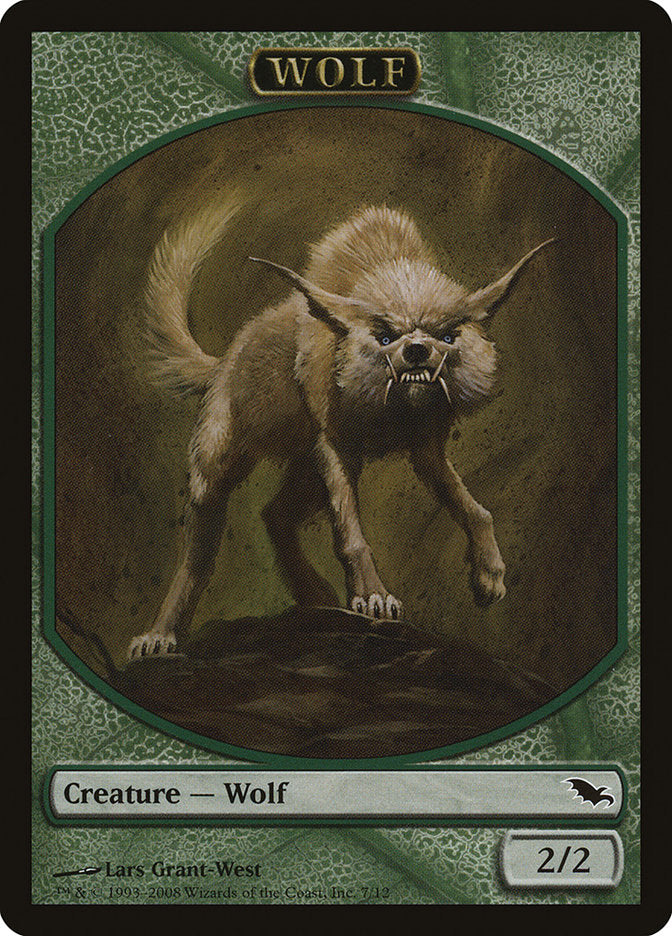 Wolf Token [Shadowmoor Tokens] | Gear Gaming Fayetteville