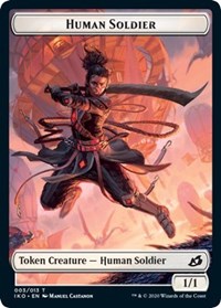 Human Soldier (003) // Zombie Double-Sided Token [Commander 2020 Tokens] | Gear Gaming Fayetteville