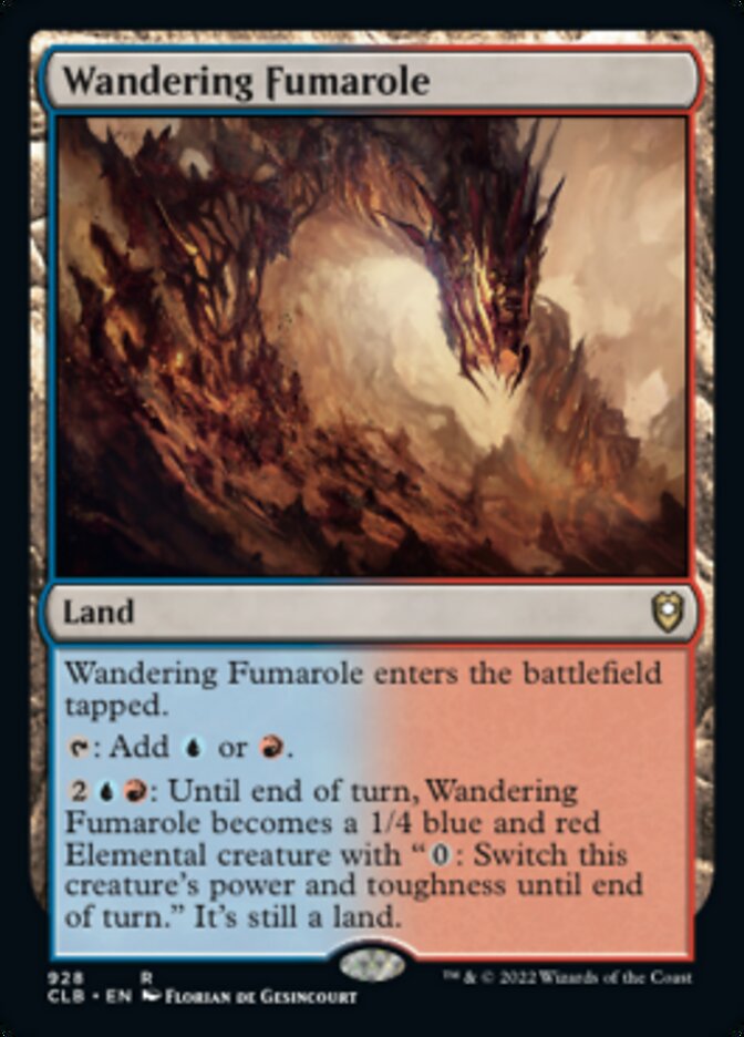 Wandering Fumarole [Commander Legends: Battle for Baldur's Gate] | Gear Gaming Fayetteville