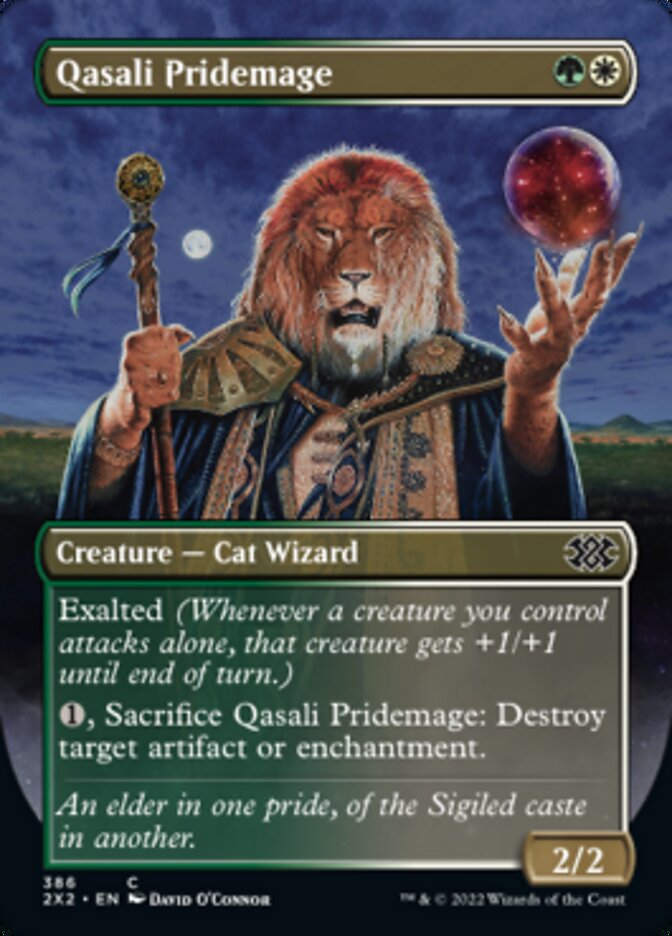 Qasali Pridemage (Borderless Alternate Art) [Double Masters 2022] | Gear Gaming Fayetteville