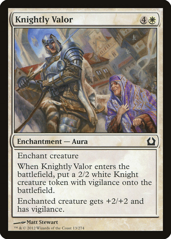 Knightly Valor [Return to Ravnica] | Gear Gaming Fayetteville