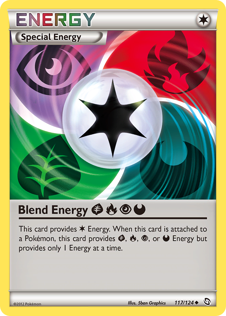 Blend Energy GrassFirePsychicDarkness (117/124) [Black & White: Dragons Exalted] | Gear Gaming Fayetteville