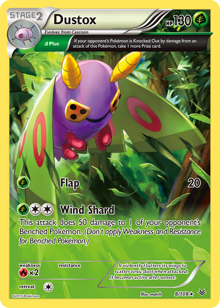 Dustox (8/108) [XY: Roaring Skies] | Gear Gaming Fayetteville