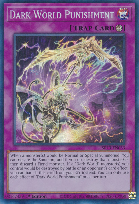 Dark World Punishment [SR13-EN033] Super Rare | Gear Gaming Fayetteville