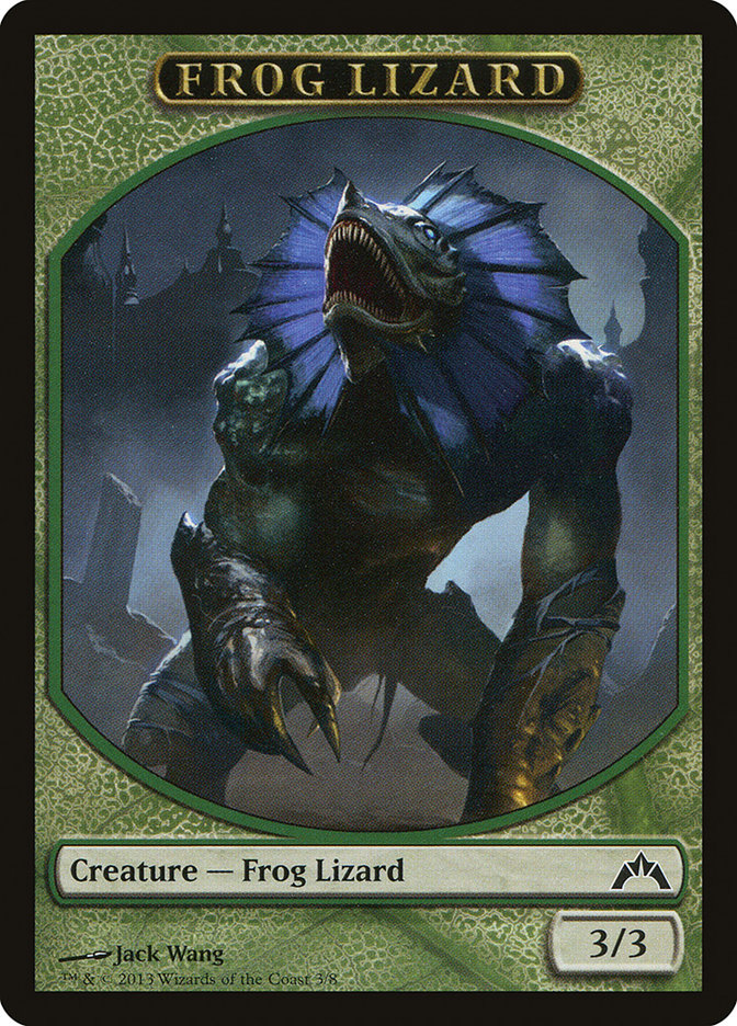 Frog Lizard Token [Gatecrash Tokens] | Gear Gaming Fayetteville