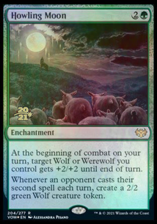 Howling Moon [Innistrad: Crimson Vow Prerelease Promos] | Gear Gaming Fayetteville