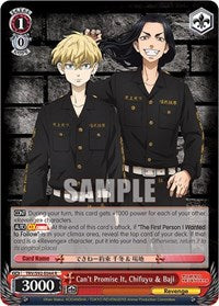 Can't Promise It, Chifuyu & Baji [Tokyo Revengers] | Gear Gaming Fayetteville