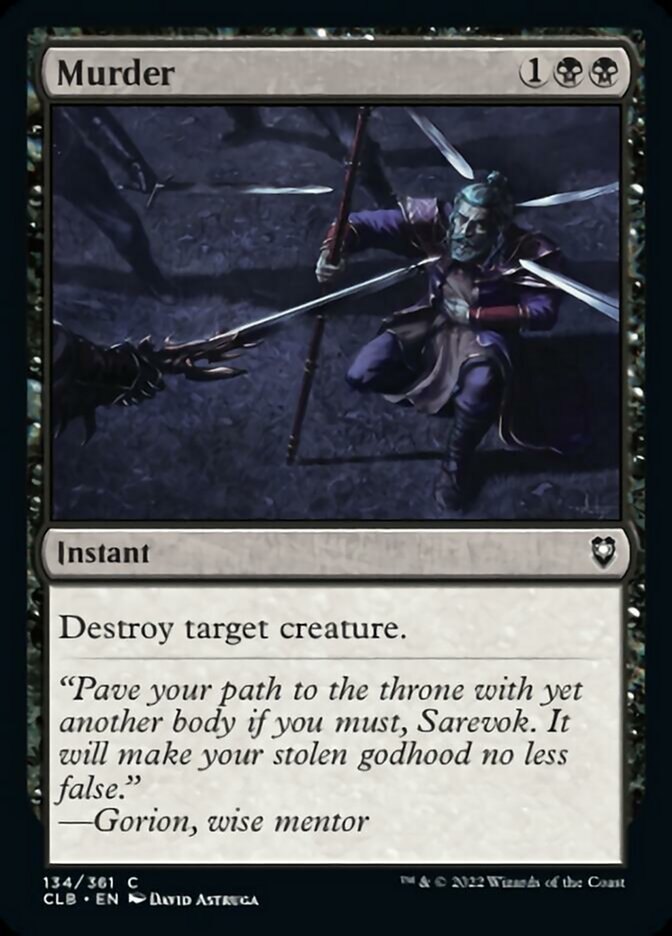 Murder [Commander Legends: Battle for Baldur's Gate] | Gear Gaming Fayetteville