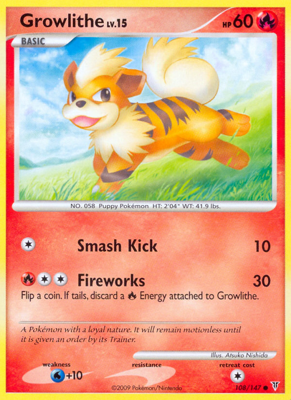 Growlithe (108/147) [Platinum: Supreme Victors] | Gear Gaming Fayetteville
