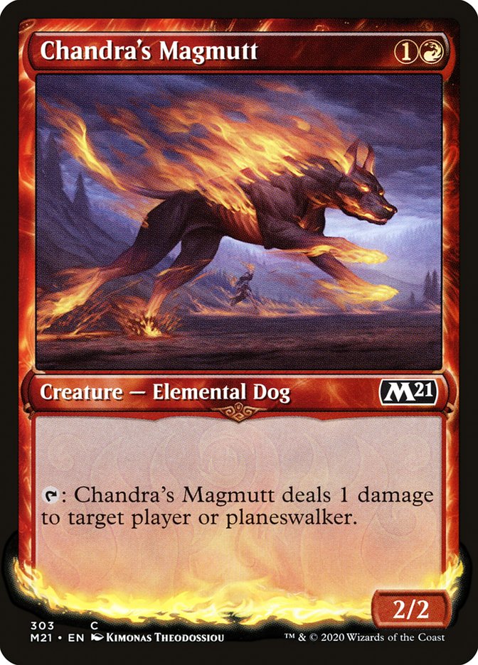 Chandra's Magmutt (Showcase) [Core Set 2021] | Gear Gaming Fayetteville