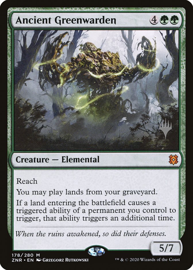 Ancient Greenwarden (Promo Pack) [Zendikar Rising Promos] | Gear Gaming Fayetteville