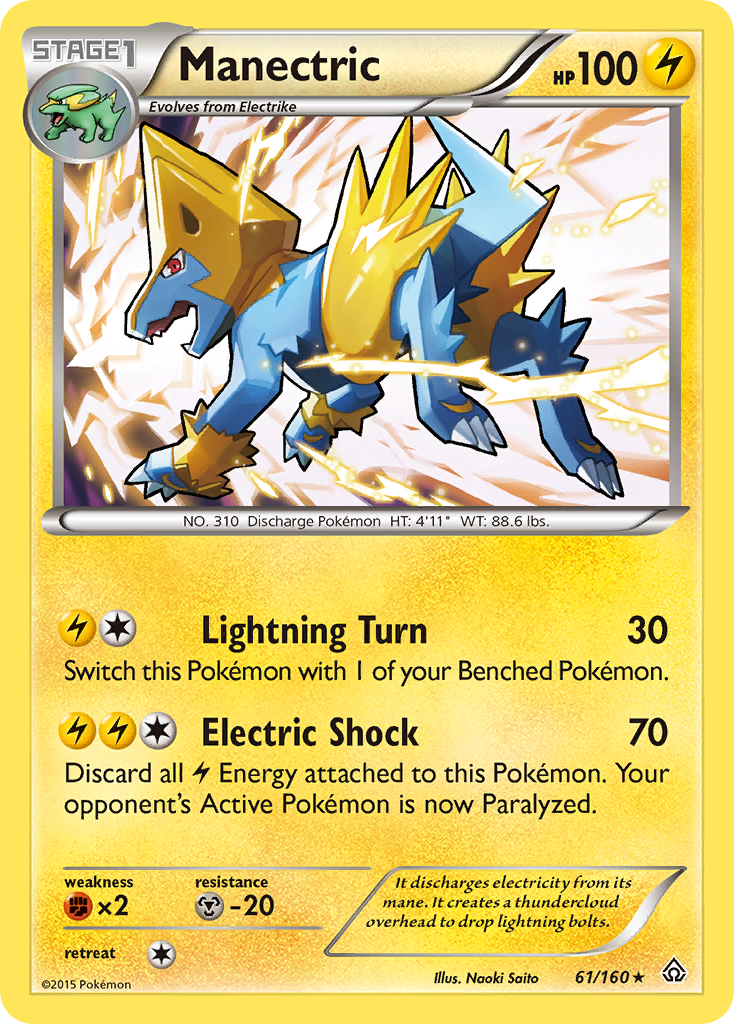 Manectric (61/160) [XY: Primal Clash] | Gear Gaming Fayetteville