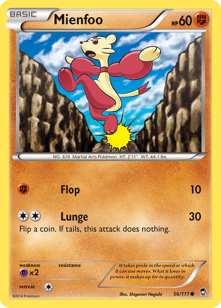 Mienfoo (56/111) [XY: Furious Fists] | Gear Gaming Fayetteville