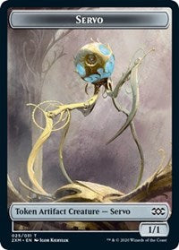 Servo // Thopter (008) Double-Sided Token [Double Masters Tokens] | Gear Gaming Fayetteville