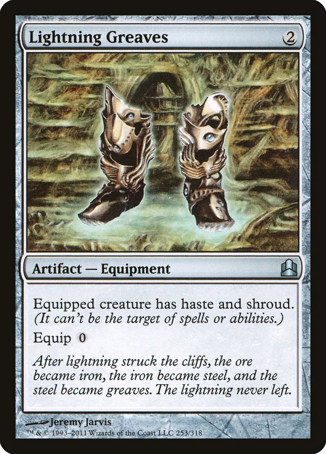 Lightning Greaves [Commander 2011] | Gear Gaming Fayetteville