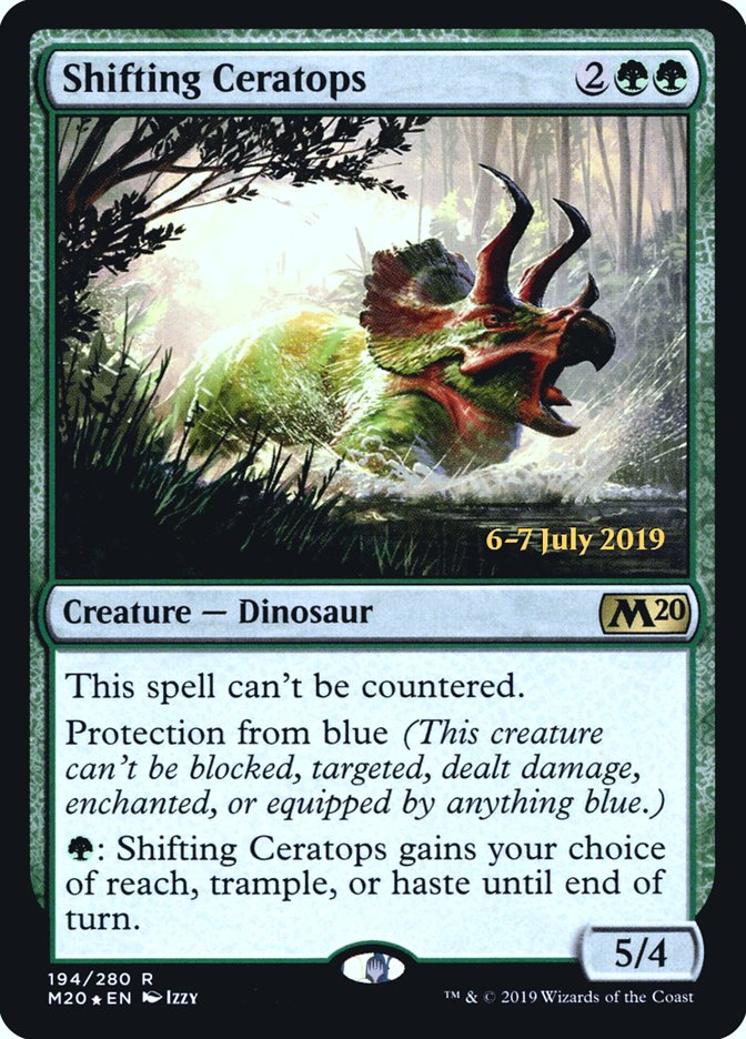 Shifting Ceratops [Core Set 2020 Prerelease Promos] | Gear Gaming Fayetteville