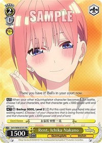 Rent, Ichika Nakano [The Quintessential Quintuplets 2] | Gear Gaming Fayetteville