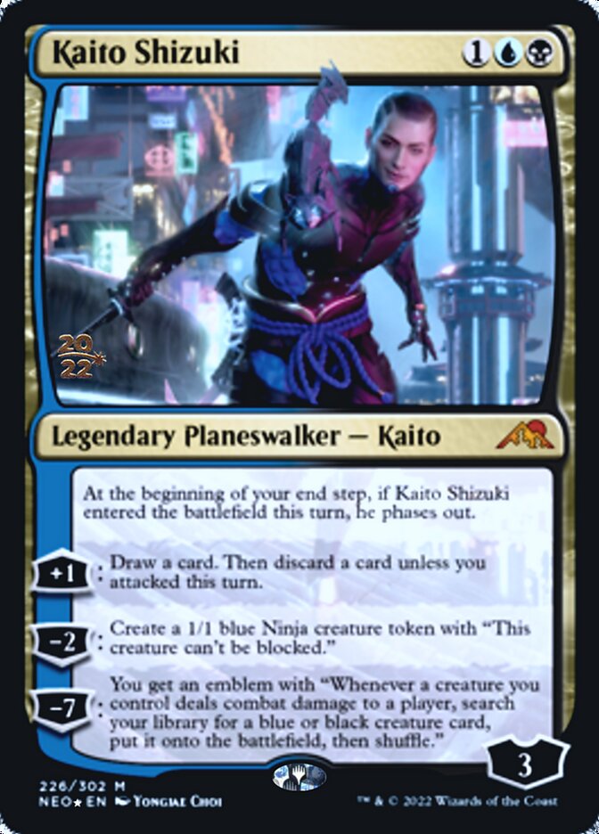 Kaito Shizuki [Kamigawa: Neon Dynasty Prerelease Promos] | Gear Gaming Fayetteville