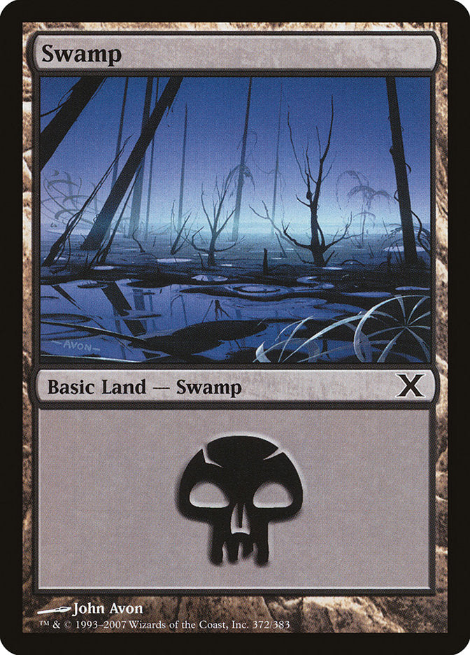 Swamp (372) [Tenth Edition] | Gear Gaming Fayetteville