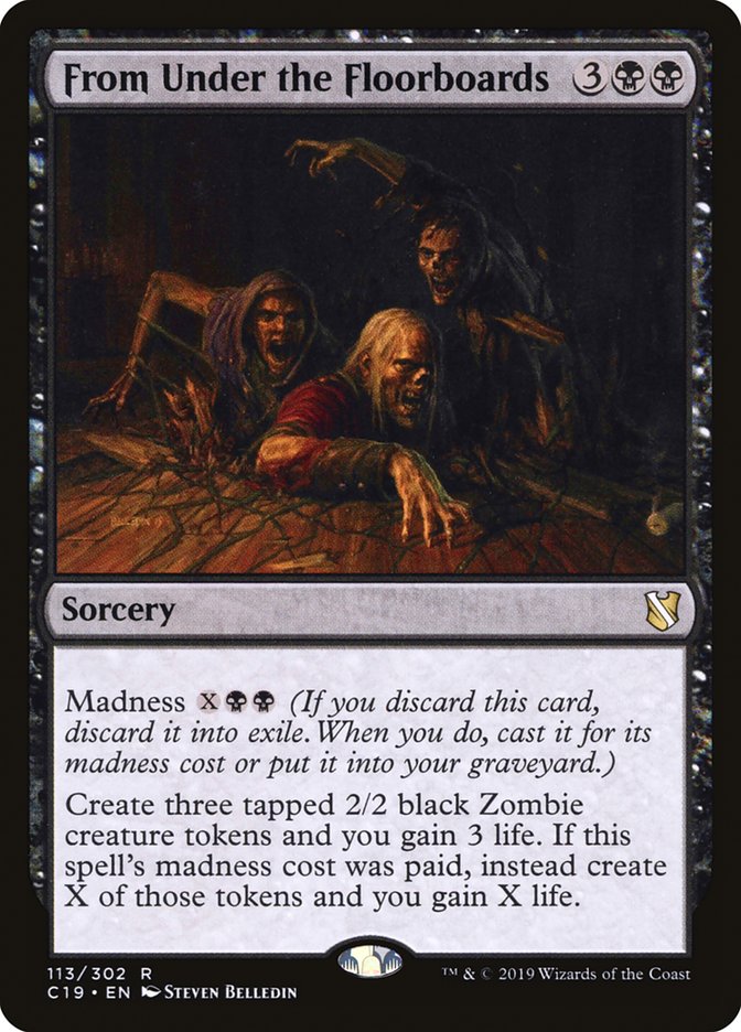 From Under the Floorboards [Commander 2019] | Gear Gaming Fayetteville