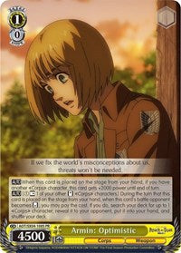 Armin: Optimistic (Foil) [Attack On Titan: Final Season] | Gear Gaming Fayetteville