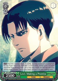 Levi: Making a Promise (Foil) [Attack On Titan: Final Season] | Gear Gaming Fayetteville