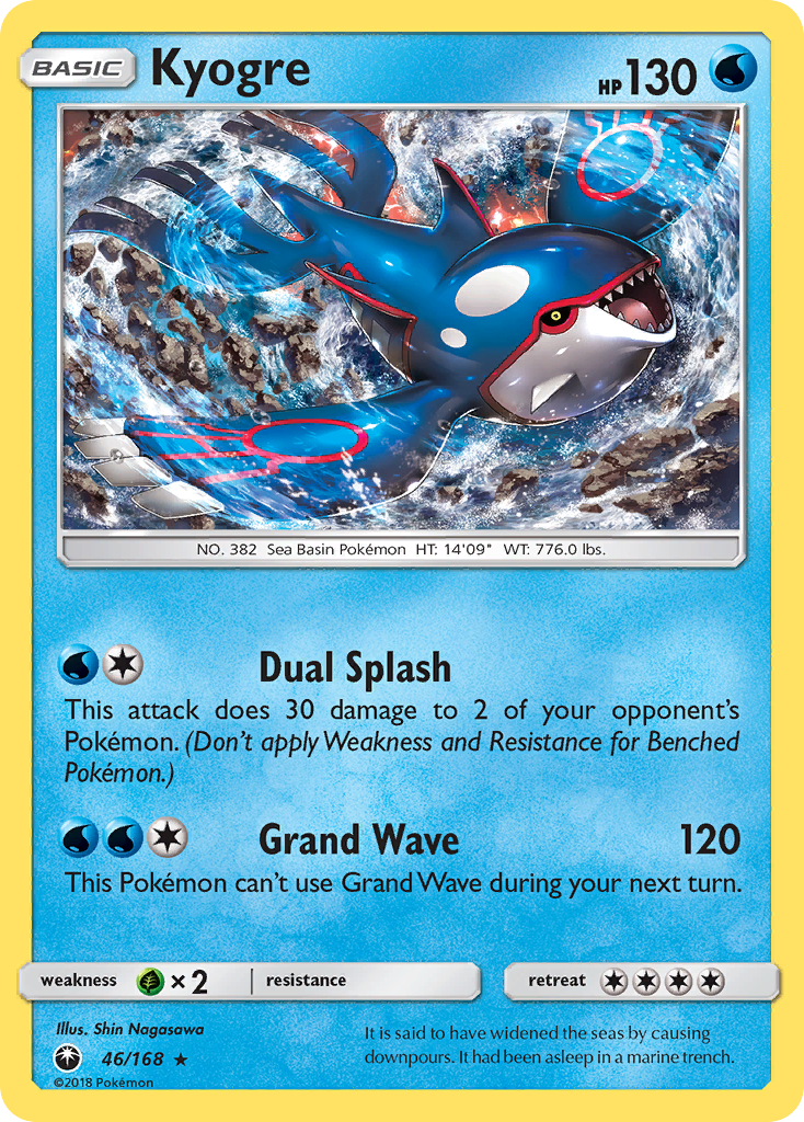 Kyogre (46/168) [Sun & Moon: Celestial Storm] | Gear Gaming Fayetteville