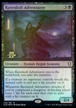 Ravenloft Adventurer [Commander Legends: Battle for Baldur's Gate Prerelease Promos] | Gear Gaming Fayetteville