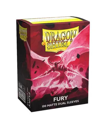 Dragon Shield Dual Matte (100ct) Fury | Gear Gaming Fayetteville