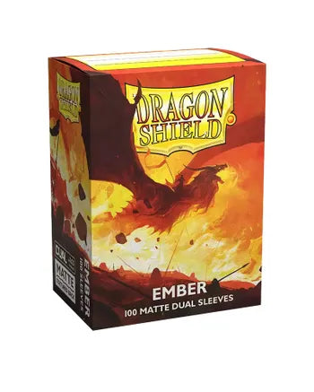 Dragon Shield Dual Matte (100ct) Ember | Gear Gaming Fayetteville