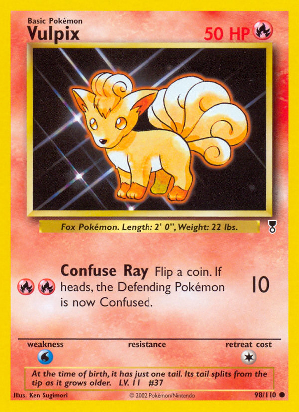 Vulpix (98/110) [Legendary Collection] | Gear Gaming Fayetteville