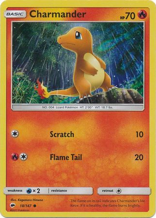 Charmander (18/147) (Premium Collection Promo) [Sun & Moon: Burning Shadows] | Gear Gaming Fayetteville