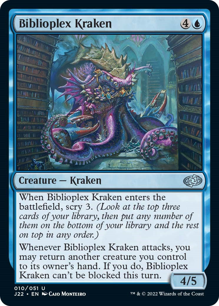 Biblioplex Kraken [Jumpstart 2022] | Gear Gaming Fayetteville