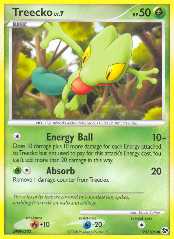 Treecko (90/106) [Diamond & Pearl: Great Encounters] | Gear Gaming Fayetteville